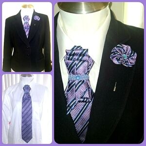 👔 IT'S A SALE!! MEN'S DEBONAIR TIE & LAPEL PIN 👔